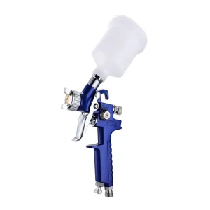 Optional High Pressure Auto Gravity Feed 0.2-0.4mm 15.0cc Copper ABS Spray Paint Gun Push-Button Dual Action Control for
