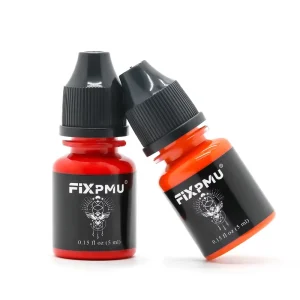 Organic Liquid Lip Eyebrow Tattoo Pigment High Saturation Fast Coloring Semi Permanent Makeup 5ml Made in USA