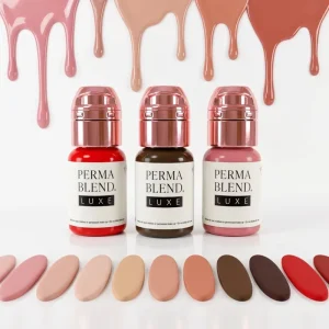 Organic Liquid Tattoo Ink Brow & Lip Pigment Semi-Permanent Vibrant Colors
