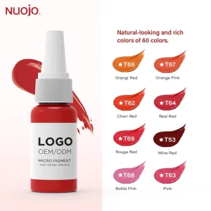Organic Natural Lip and Eyebrow Eyeliner Tattoo Ink Liquid Pigment Organic Permanent Makeup Pigment