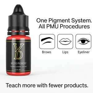 Organic PMU Pigment 45 Colors for Professional Microblading and Lip Tattoo
