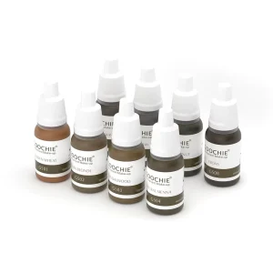 Organic Plant-Based Micro-Pigment Vegan Tattoo Ink for Eyebrows Permanent Makeup Dermatest Certified No Mixing Needed