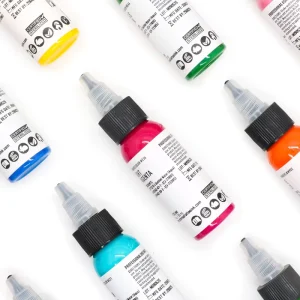 Organic Tattoo Ink Supplies Temporary Airbrush Body Art Painting Set Triple Black 30ml for Tattoos Machine Kit