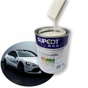 P24 1K White Acrylic Polymer Fast Drying High Gloss Durable Auto Body Repair Paint