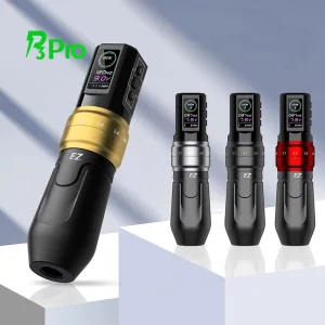 P3 Pro Wireless Tattoo Pen with Smart OLED Push Mode Memory Function 1600mAh Battery Universal Cartridge Compatible