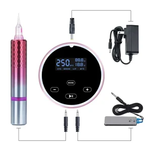 P30 Permanent Makeup Machine Dermografo Scalp Micropigmentation Machine Permanent Makeup Eyebrow Rotary Tattoo Machine Pen