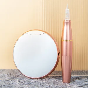 P90 Electric Tattoo Machine Professional Body Art Permanent Makeup Device with Long Hair Stroke for Microblading Supply