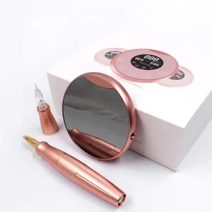 P90 Permanent Makeup Tattoo Machines Device Kit Include Digital Power Supply PMU Pen and 2 Interface With 10 Needles