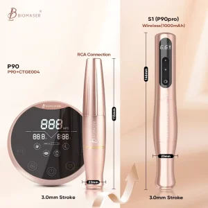 P90 Pro Purple Electric Microblading Equipment for Permanent Makeup Machine Private Label PMU Supply Tattoo Machine
