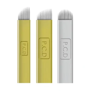 PCD Microblading Needles Microblading Blades Permanent Makeup Eyebrow Lip Tattoo Sloped Needles