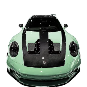PET Car Color Paint Protection Film Changing Glossy Wrap 6-8mil Thick Body Sticker Gray Charm Blue