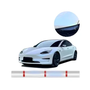 PET Chameleon White & Blue Car Body Paint Protection Film Roll Sticker Wrap Anti-Scratch 5 Year Warranty