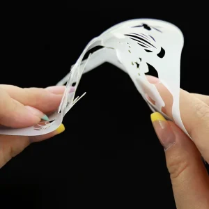 PET Makeup Tattoo Stencil Reusable Body Art Facial Painting Stencils Set for Kids