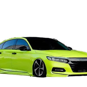 PET TPU High Glossy Crystal Neon Yellow 1.52*18m 5x60ft Air Release Vinyl Wrap Foil Whole Car Covering Car Sticker
