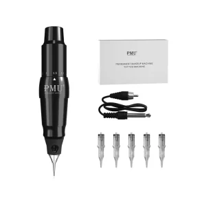 PMU 2 to 3.5MM Disposable Needle Stroke Permanent Makeup Rotary Tattoo Pen Gun Machine