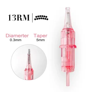 PMU Cartridge Needle Water Drop Air Window Design Cleaner Pigment Flow Reduced Contamination Risk