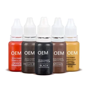 PMU OEM Semi Permanent Makeup Pigment Ink Tattoo Ink for Private Label