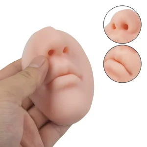 PMU Permanent Cosmetic Makeup Training Silicone Durable Fake Skin Beginners Tattoo Artist 5D Microblading Nose Lips Tattoo Skin