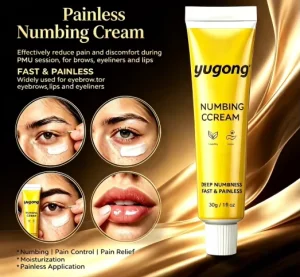 PMU Permanent Makeup Pre Procedure Skin Comfort Cream 30g Moisturizing Care for Eyebrow Eyeliner Lip Microblading