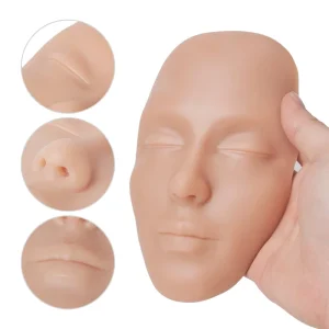 Factory Silicone Practice Leather Eyebrow Eye Lip Embroidery Tool Private Label Permanent Makeup Accessories
