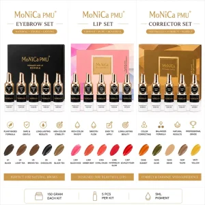 PMU Starter Kit 5 Brow Shades Permanent Makeup Pigment Set