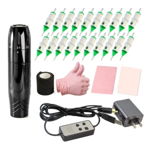 PMU Tattoo Machine Set Stroke Adjustable Professional Wireless PMU Machine for Lips Eyebrows