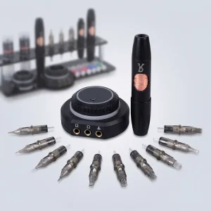 PMU Training Machine with Adjustable Stroke 2.3mm 2.7mm Wired Permanent Makeup Device