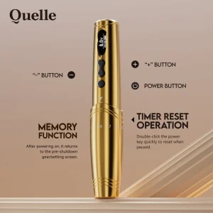 PMU Wireless Permanent Makeup Pmu Pen Machine Stroke Adjustable with Dual Batteries