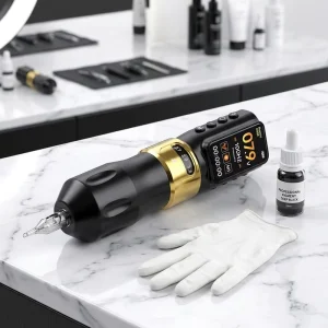 PMU Wireless Tattoo Pen for Permanent Makeup Eyebrow Lip Microblading Silent Coreless Motor