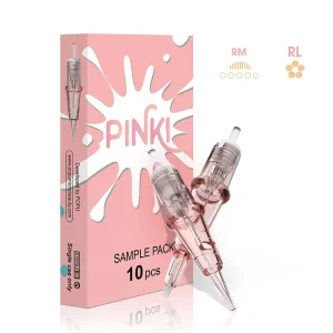 POPU Pinki CE 10pcs 1RL 0.30mm 0805U Hair Nano Stroke Scalp Micropigmentation Permanent Makeup Tattoo Needles Cartridges