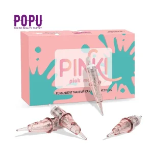 POPU Sterile Disposable SMP PMU Microblading Tattoo Cartridges Needle for Permanent Makeup Scalp Micropigmentation