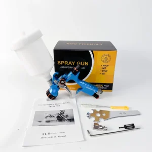 PORPHIS Premium HVLP Paint Spray Gun for Automotive Clearcoat PRD 626 1.3mm Nozzle 600mL Cup for Professional Car Refinishing