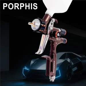 PRD 717 Spray Gun Kit 600ml Volume 1.3mm Nozzle Gravity Feed Professional Paint Gun