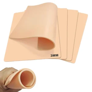 PS3-6 15 X 20cm Double Sided Soft Thick 3MM Blank Tattoo Practice Skin For Body Art And Permanent Makeup