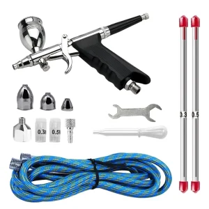 Painting Airbrush AB 116BK for Makeup Nail Art Kits Arts and Crafts