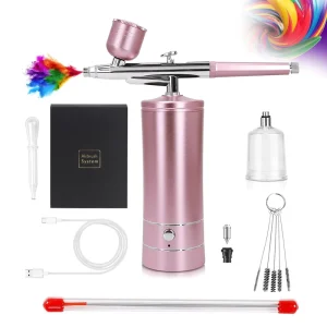 Painting Graffiti Model Spraying Professional Nail Art Airbrush Set 30PSI 200KP Electric Airbrush Gun