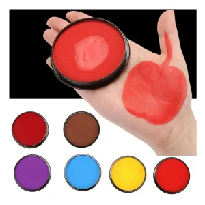 Panwenbo Children’s Waterproof Quick Drying 30g Multicolor Face & Body Paint Kit CE Certified