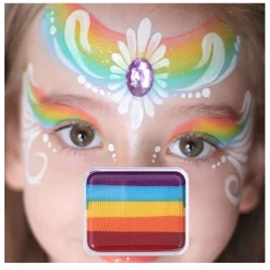 Papa Kiss PS-331 30g Split Cake Face Paint-Children’s Water-Soluble High Pigment Quick-Dry Easy Clean Skin-Friendly