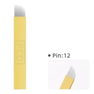 Pcd Eyebrow Tattoo Embroidery Microblading Cejas Blade Permanent Makeup Eyebrow Microblading Needle