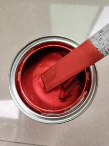 Pearl Red Car Paint Candy Apple Red Metallic Red Automotive Paint High Gloss PU Refinish Coating for Cars