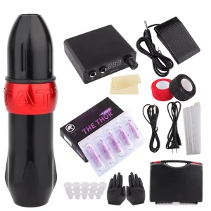 Pen Tattoo Machine Set Kit Beginners Customize Logo Tattoo Pen Set Tattoo Kit Customizable Box