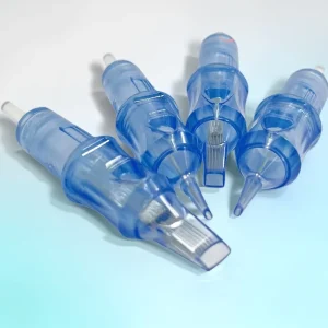 Permanent Blue Tattoo Needle Cartridge 100% EO Gas Sterilized Disposable Stainless Steel PABA