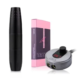 Permanent Electric Rotary Stainless Steel Tattoo Gun Machine Body Tattoo Kit