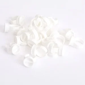 Permanent Make up Plastic Microblading Ring Cups Tattoo PMU Ink Pigment Cups