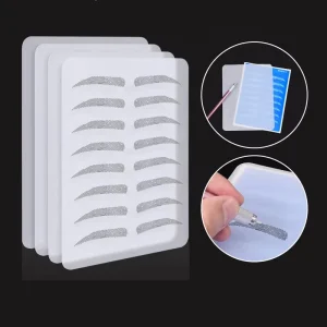 Permanent Makeup Accessories Microblading Practice Mat Eyebrow Silicone Transparent Practice Skin