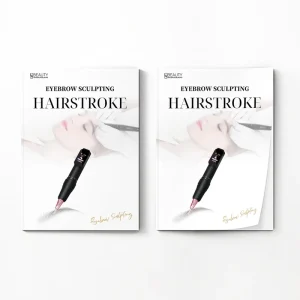 Permanent Makeup Artist Microblading Training English Book the Art of Hairstroke Masterful Techniques in Eyebrow Sculpting
