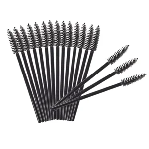 Permanent Makeup Black Color Eyebrow Eyelash Brushes for Eyebrow