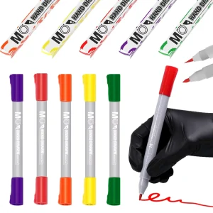 Permanent Makeup Body Art Multi-functional Fine Thick Dual-Tip MO Hand Drawn Marker Sign Pen