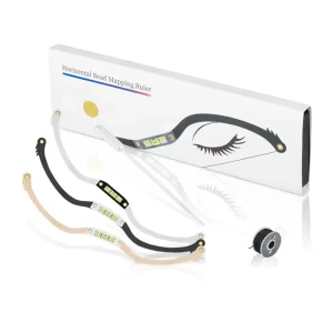 Permanent Makeup Bow Line Ruler Microblading Eyebrow Mapping String Brow Positioning Tool Horizontal Bead Mapping Ruler