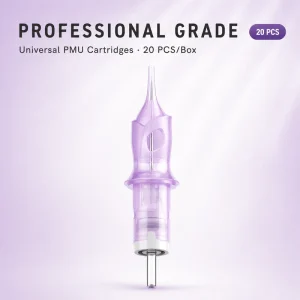 Permanent Makeup Cartridge Needles Sterilized PMU Tattoo Needle for Eyebrow Eyeliner Lip Micropigmentation